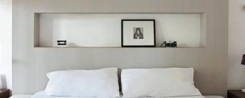 Cabeceira de cama em drywall